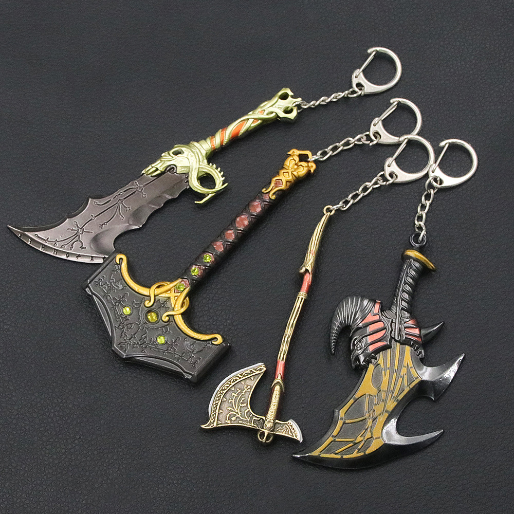Keyblade Cosplay Prop - Oyun God of War: Ragnarok Anahtarlık