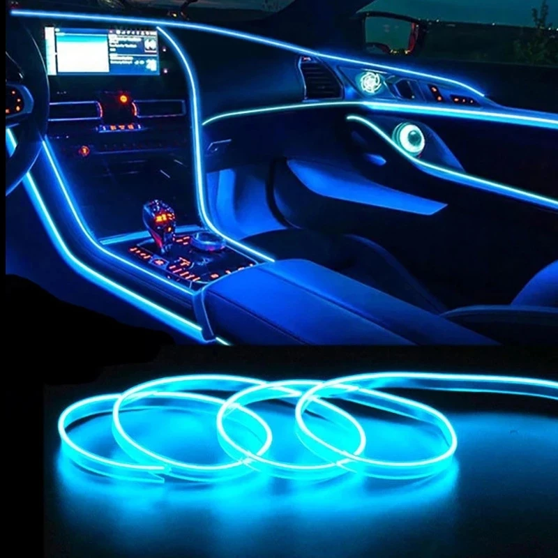 Led El Wire - Araba İç Aydınlatma Dekoratif Led Işıklar