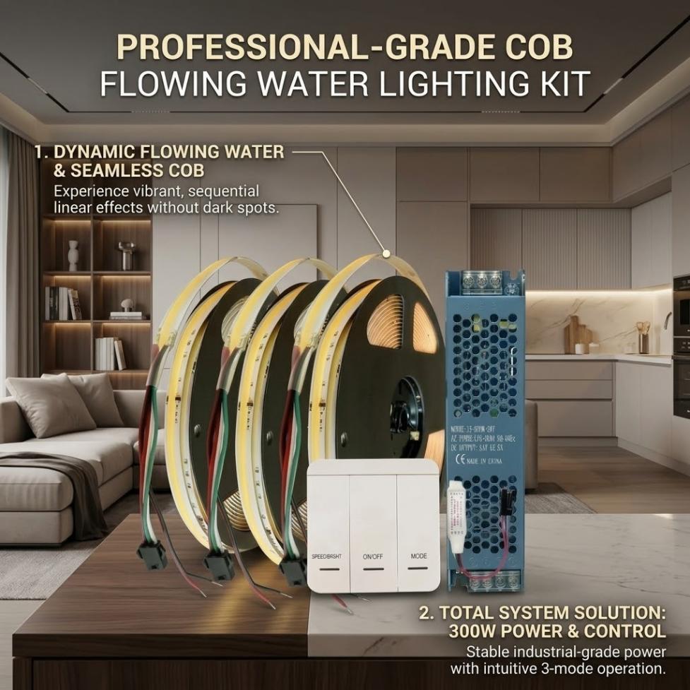 Led El Wire - 5m-40m DC24V WS2811 IC COB LED