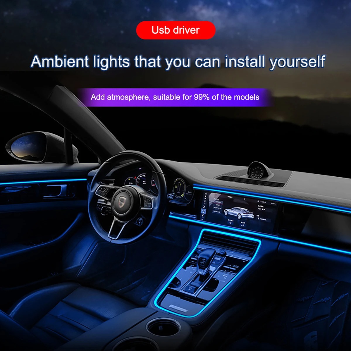 Araba Ortamı El Tel LED USB Es - Led El Wire incelemesi ve fiyatı