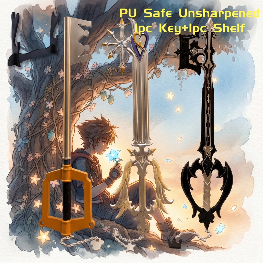 34 inç Kingdom Hearts Sora Ana - Keyblade Cosplay Prop incelemesi ve fiyatı