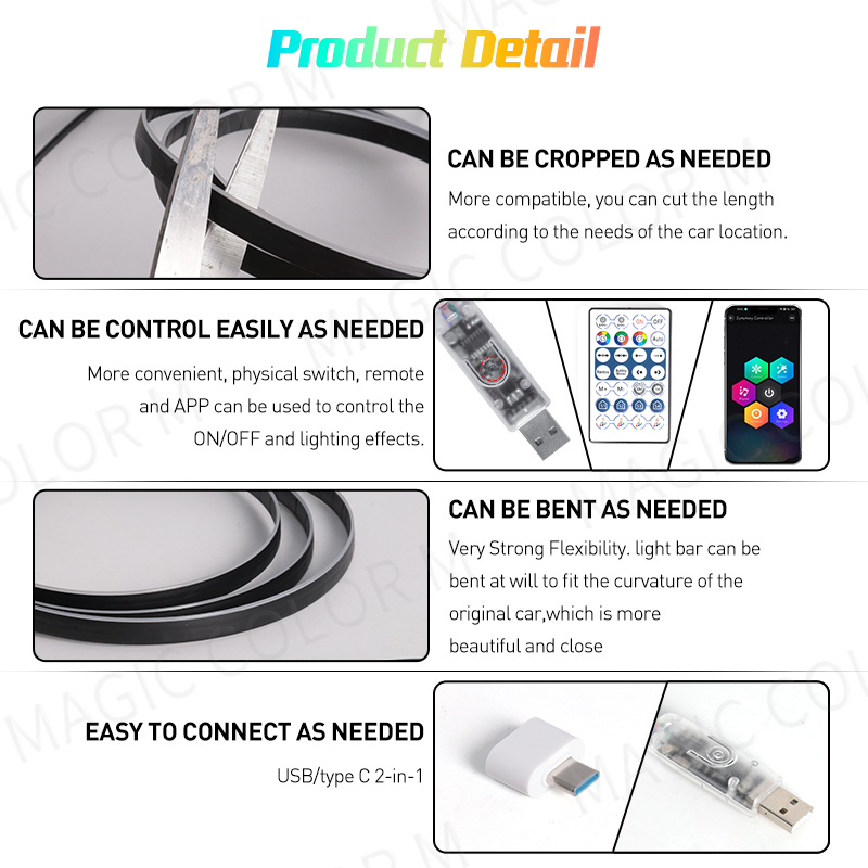 Vgetting 140/55.1 inç Araba Or - Led El Wire incelemesi ve fiyatı