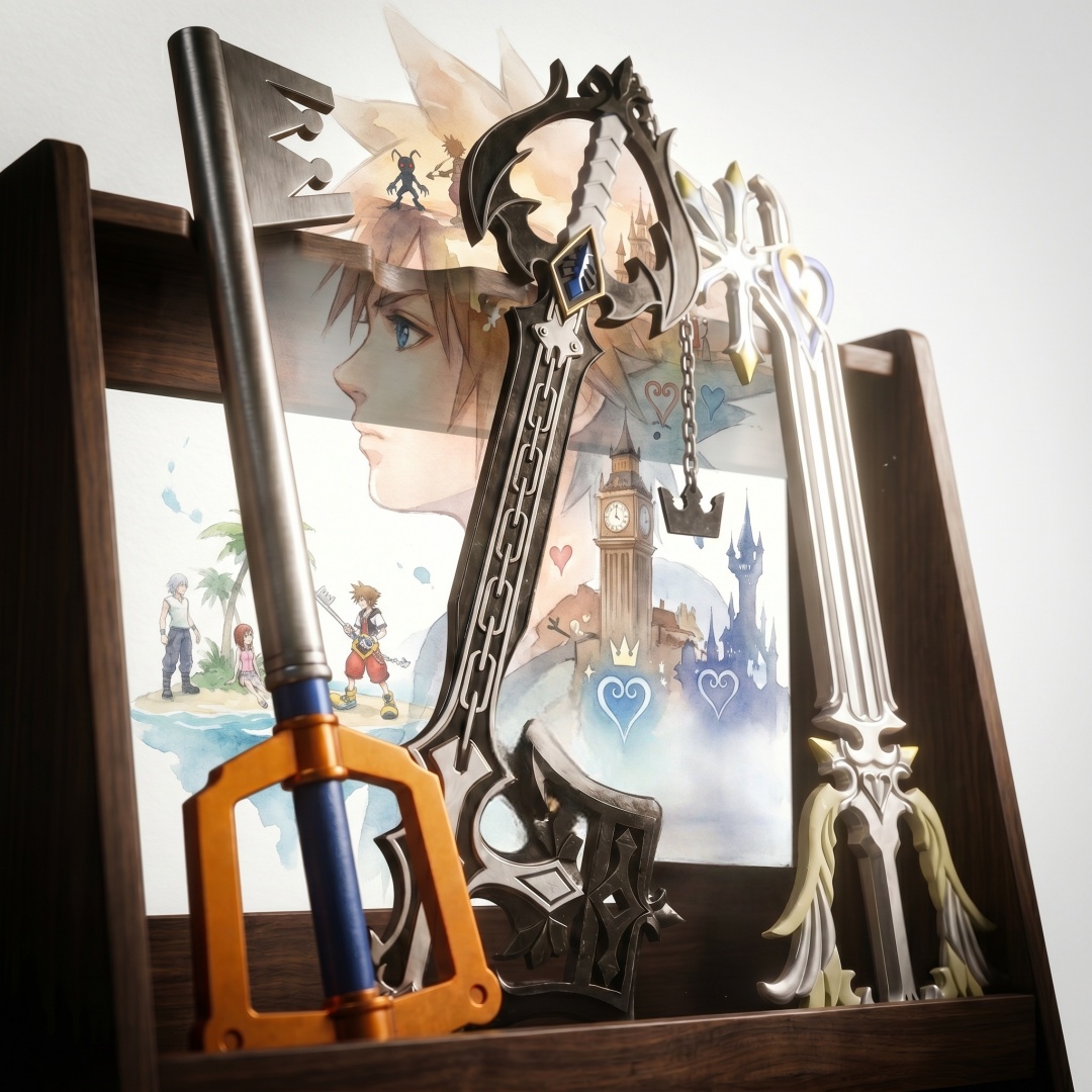 33.8 inç Kingdom Hearts Sora K - Keyblade Cosplay Prop incelemesi ve fiyatı